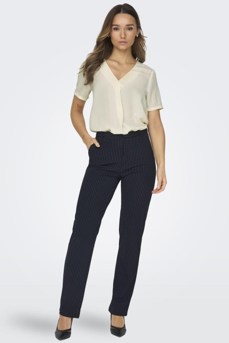 Jacqueline de Yong jdydivya life s/s v-neck top wvn di